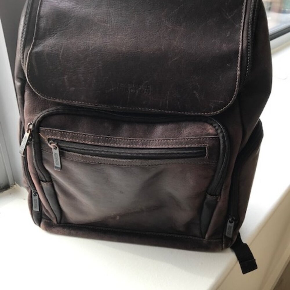 Real leather backpack Kenneth Cole